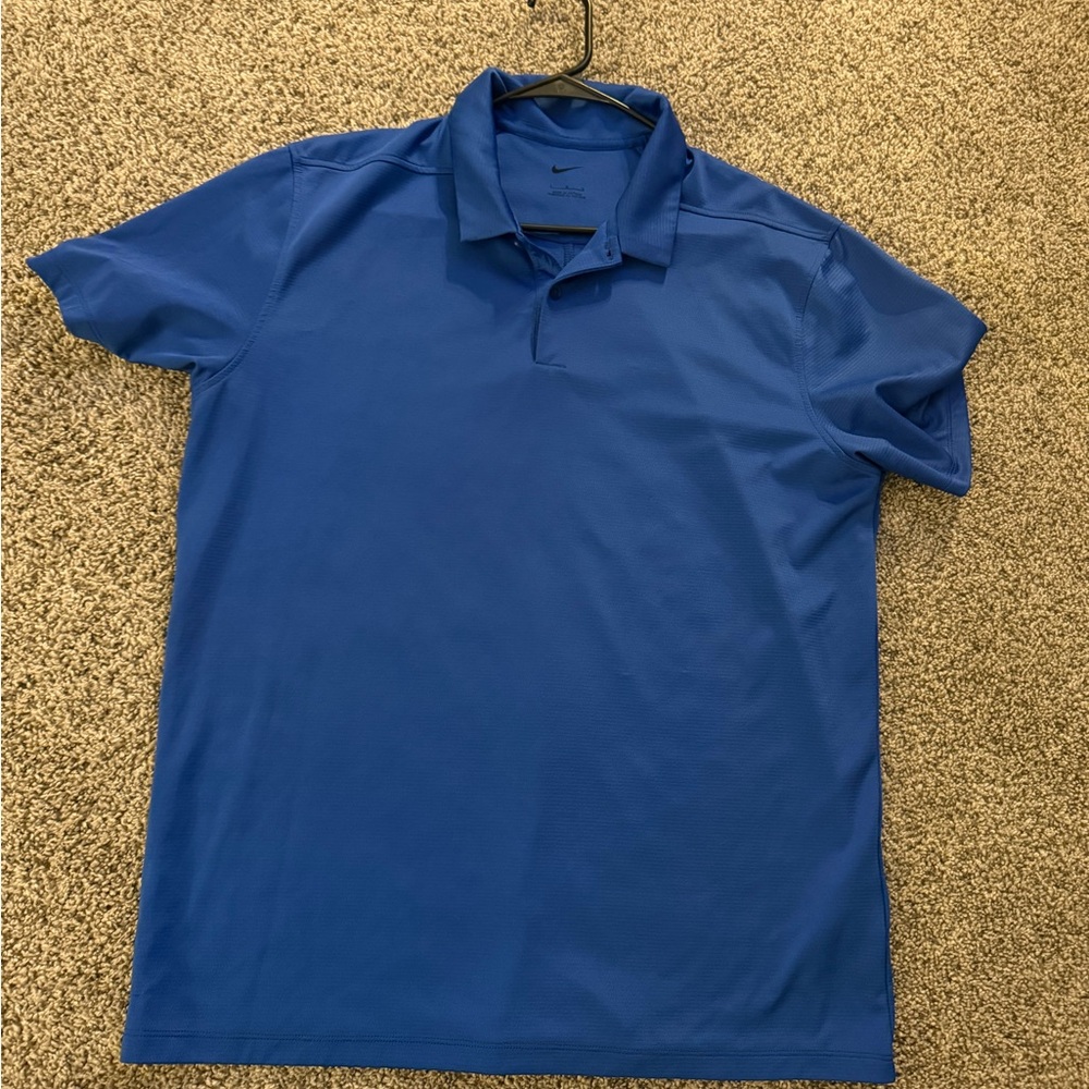Nike Blue Polo Shirt Classic Style